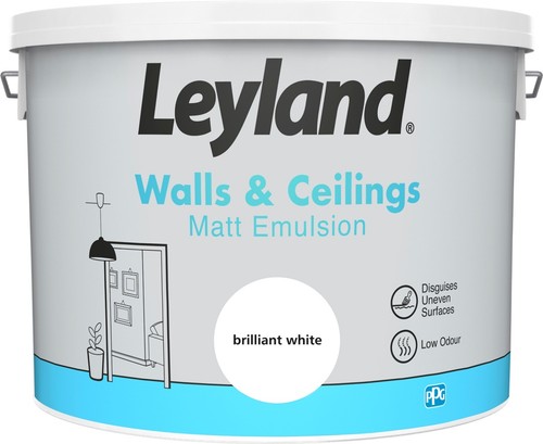 Leyland matt emulsion - matt, 10l