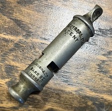 Antique 1885-88 The Metropolitan Patent Whistle J Hudson & Co 131 Barr St