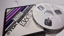 (METAL) TDK Audua L-3600M 10.5 inch Audio Magnetic Reel to Reel Tape 10.5"