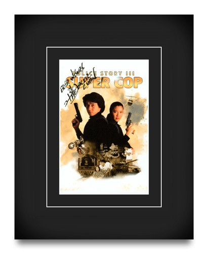 Jackie chan signed 10x8 - jackie, photo