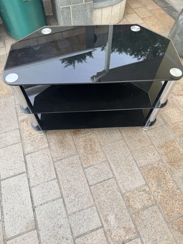 Black glass corner - black,