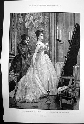 Antique old print woodville - print,