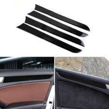 4x Glossy Black Interior Door Window Panel Trim For Audi A4 B8 A5 2010-2016