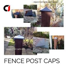 FENCE POST CAPS , BLACK  