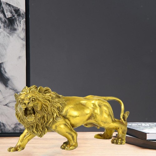 Modern lion statue sculpture - lion,