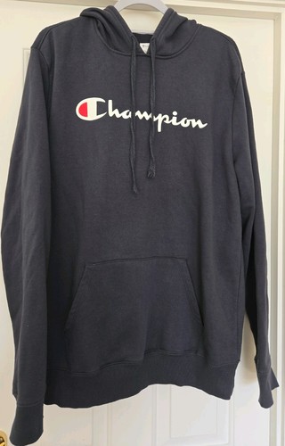 Champion grey large hoodie top - champion,