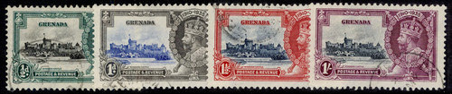 Grenada sg145 148 1935 - gv, sg145-148,