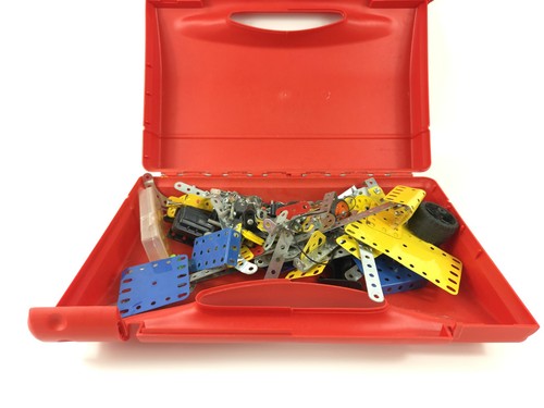 Meccano case vintage red - meccano,