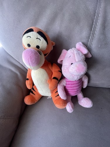 Tigger and piglet cuddly toys - cuddly,