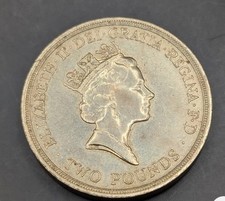 1989 UK Claim of Rights 2 Pound Coin Tercentenary of the Bill of Rights