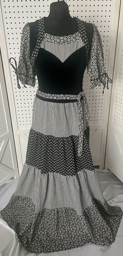 Vintage gothic maxi dress - gothic,