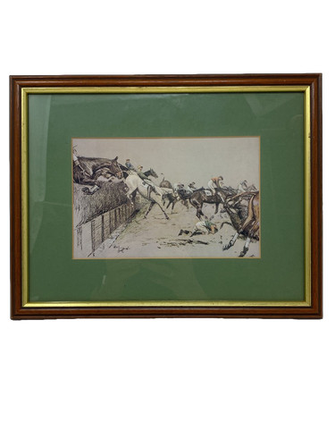 Print lapin green horse - lapin, racing