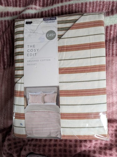 Super king brushed cotton - m&s,
