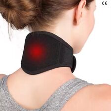 Premium Magnetic Self-Heating Neck Support Brace 7" Padded Collar Pain Relief UK