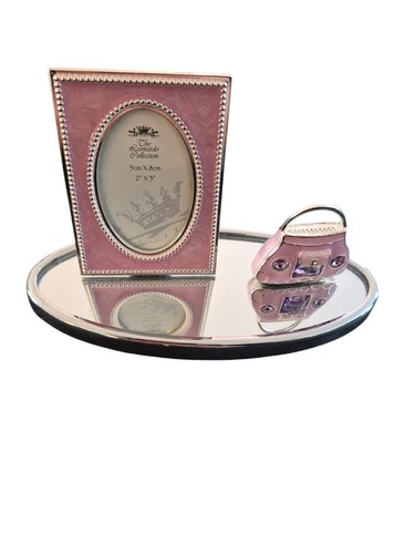 Jewelled handbag photo frame - photo,