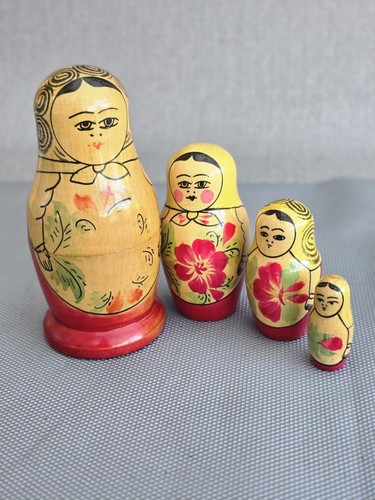 Vintage russian matryoshka - vintage,