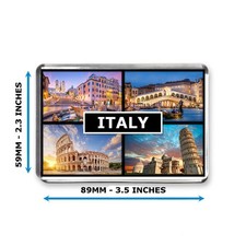 Italy - Jumbo Fridge Magnet -