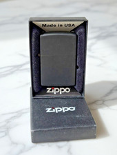 Zippo Boxed Matte Black Pocket