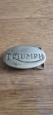 Triumph Brass Belt Buckle