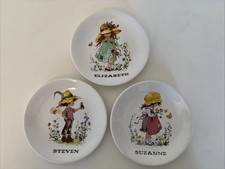 Children’s Plates Purbeck Ceramics Swanage England ELIZABETH STEVEN SUZANNE