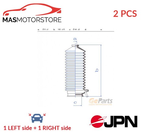 Bellows steering rack boot - bellows,