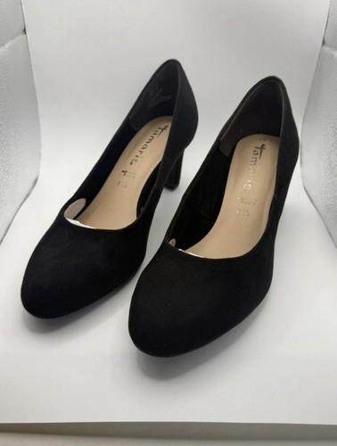 Tamari black heels size 6 - black,