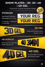 SHOW PLATES 2D 3D 4D 5D GEL