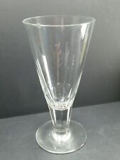 Lovely Antique Georgian Glass Ale Beer Drinking Glass Facet Tall 21cm 8 1/4"