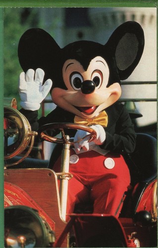 Vintage disney postcard mickey - vintage,
