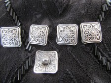 13.5mm Tibetan Silver