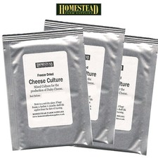 Cheese Culture For Cheese Making  - 3 Packs
