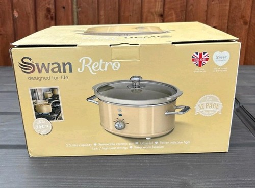 Swan retro l slowcooker - swan, 3.5