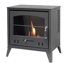 BIO ETHANOL FUEL STOVE CHARCOAL BLACK  STOVE SOLO 4 and No chimney needed