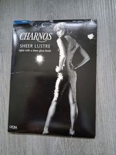 CHARNOS SHEER LUSTRE TIGHTS.NAVY. SMALL. NEW. POST UK ONLY.