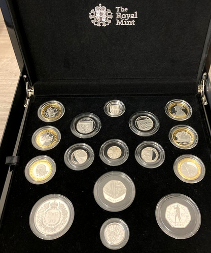 Silver proof set - set, mint