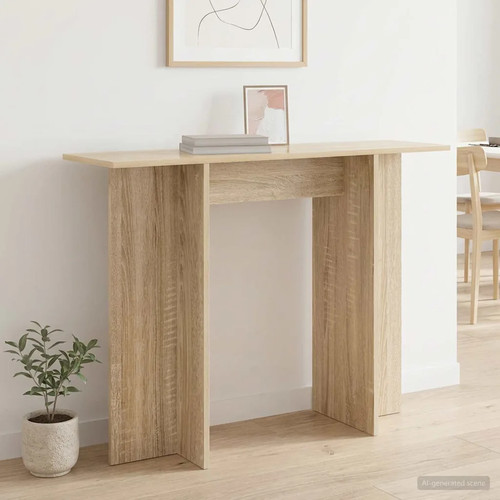 Walplus sonoma oak console - walplus,