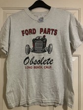 HOT ROD FORD T SHIRT FRONT AND