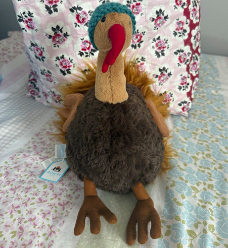 Jellycat theo turkey bird - turkey,