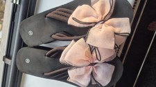 Ladies Bow Flip Flops  Worn