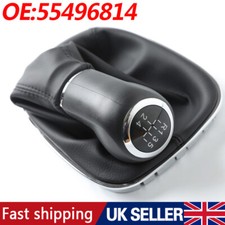 5 Speed For Vauxhall Corsa E Adam 55496814 Gear Stick Shift Knob & Gaiter Boot K