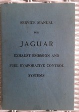Jaguar E-Type & XJ6  service manual exhaust emission fuel control systems NOS