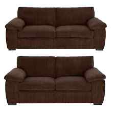Amalfi Dino jumbo cord 3 and 2 seater formal back sofa Armchair Swivel chair