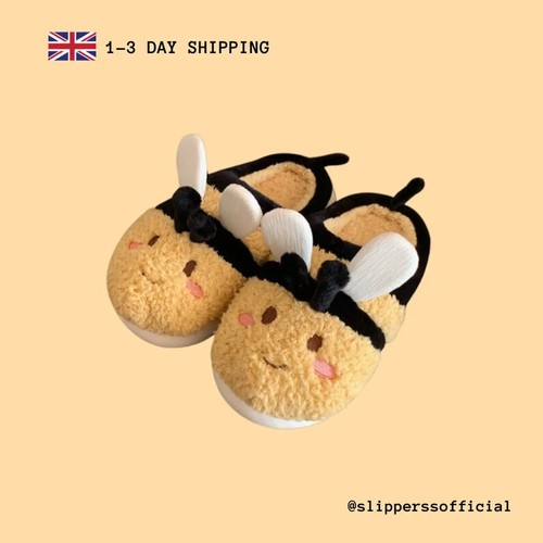 Bumble bee slippers - slippers, for
