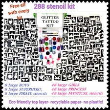 GLITTER TATTOO KIT 288 boy