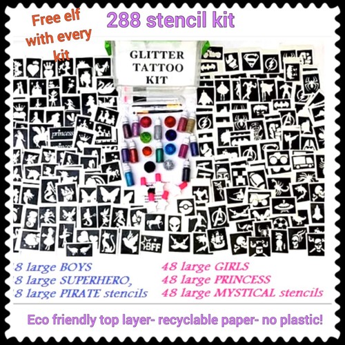 Glitter tattoo kit - kit, boy