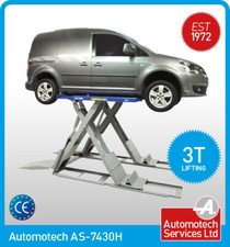 ON FLOOR SURFACE MOUNT LOW ENTRY 2 PLATFORM SINGLE SCISSOR VEHICLE LIFT RAMP