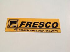 1x FRESCO Yamaha Suzuki Kawasaki Honda Moped Exhaust tailpipe sticker decal 
