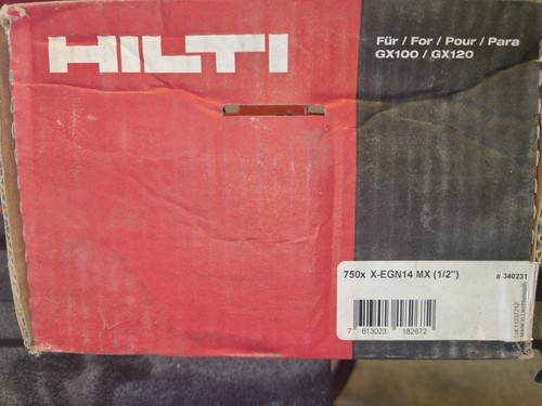 Hilti gx100 gx120 nails - hilti, 14mm