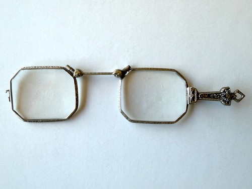 Antique art deco lorgnette - art,
