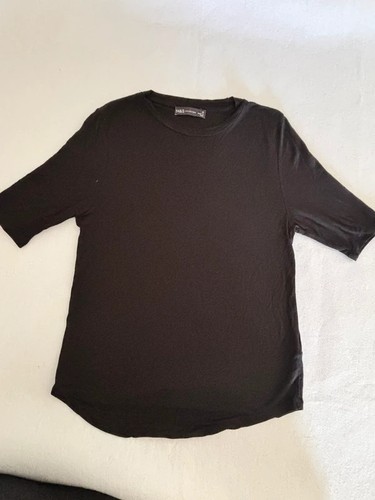 Ladies fine black t - black,